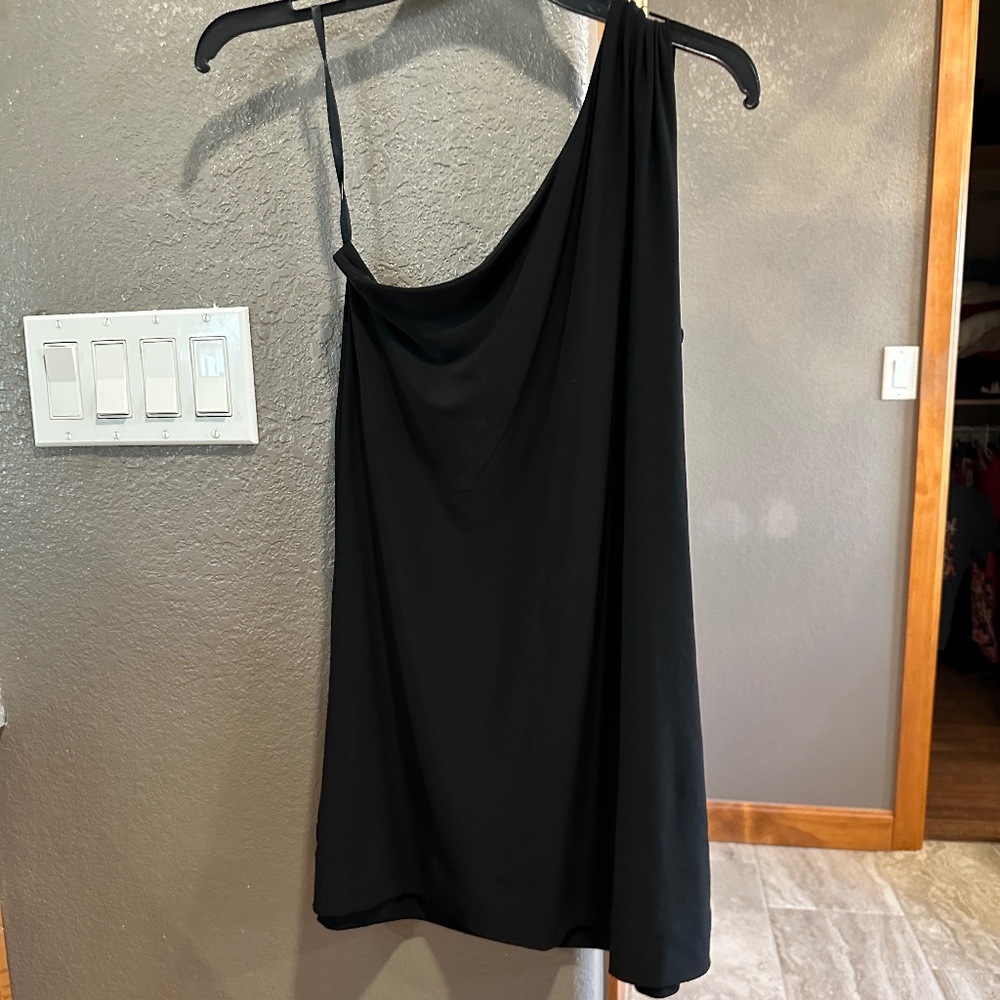 One shoulder White House, Black market shirt And